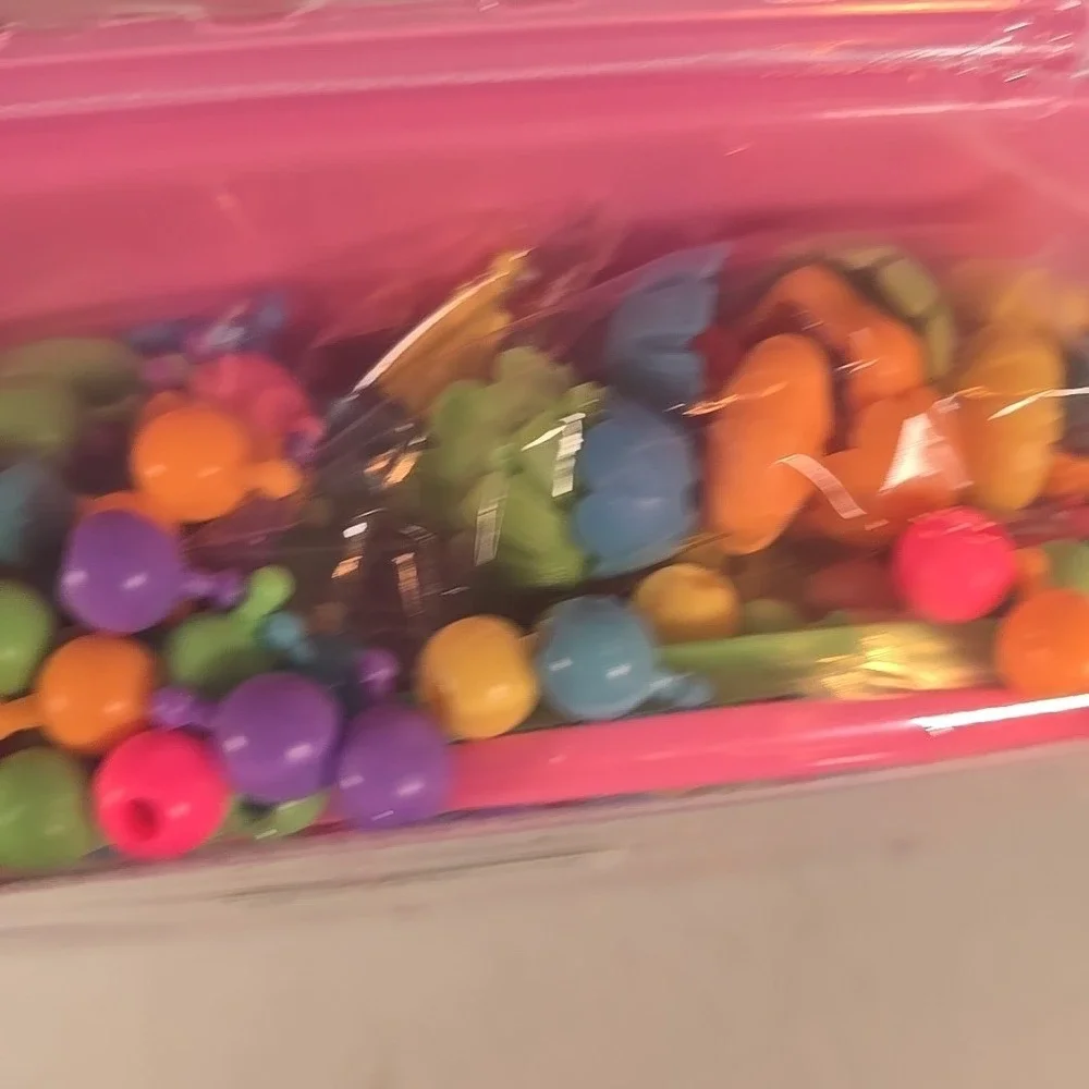 Gili Pop Beads 500pcs Arts and Crafts Toys Gifts for Kids 4yr-8yr Jewelry Making